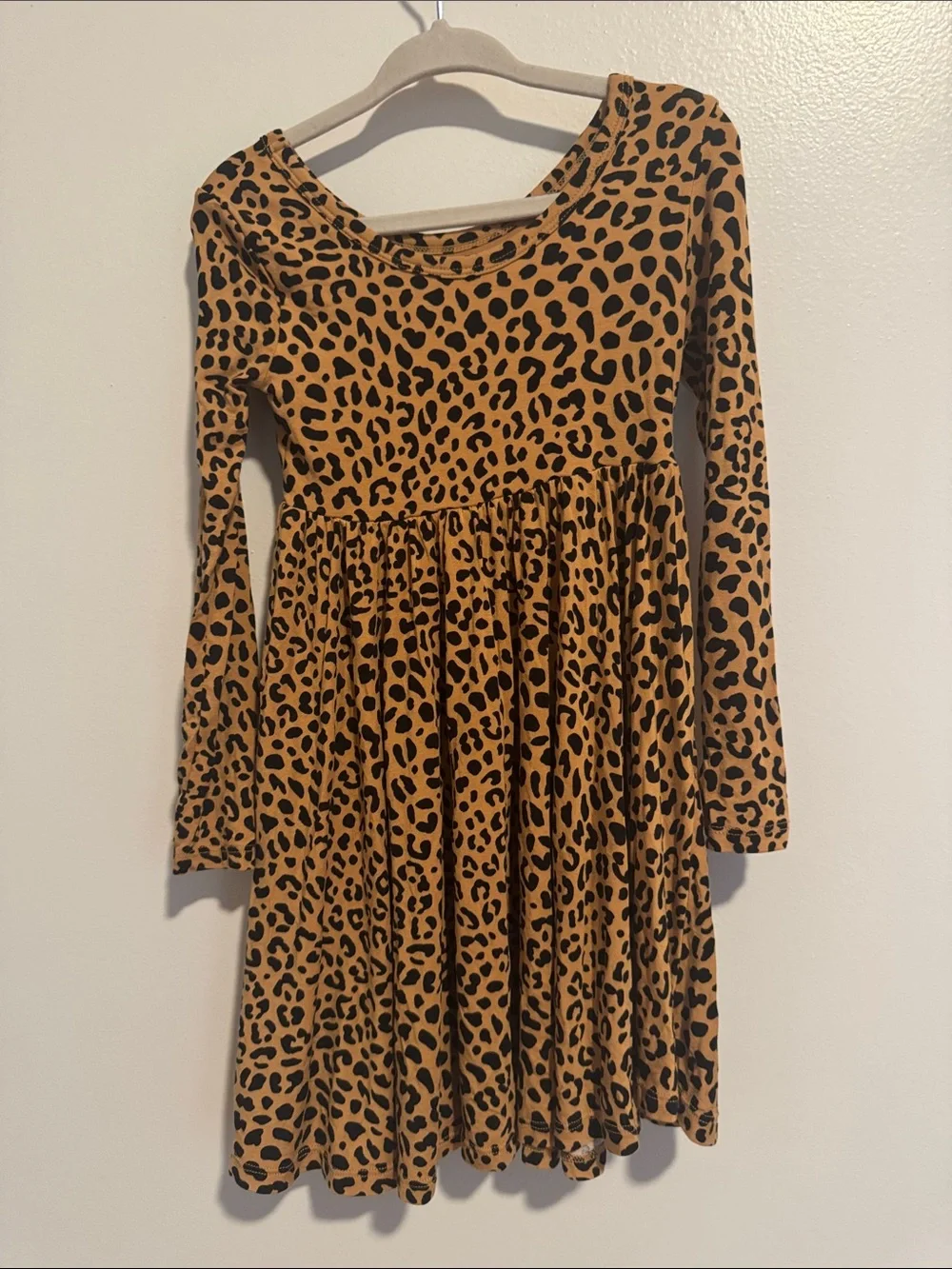 Little Sleepies Play Dress in Leopard Print